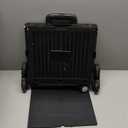 Foldable Utility Cart Folding Shopping cartsCollapsible cart with Stair Climbing Wheels, 8 Wheel Shopping cartCollapsible Rolling Crate with Telescoping Handle (Black, 14.96 * 14.96 * 31.3)