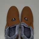 Men's Winter Warm Slip-on Snow Boots Comfortable Round Toe Casual Boots Lightweight Warm for Hiking Work Casual Boots (12, Coffee)