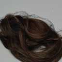 MEDO Hair Toppers for Women, 14 Inch Light Brown Mix Honey Blonde Short Hair Topper, Straight Toppers Hair Pieces for Women