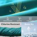 baleaf Women's 3"/5"/7"/9" High Waisted Swim Board Shorts Quick Dry Swimsuits Bottoms Trunks with Pockets (XL)