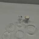 OUNONA Weighing Bottle Low Glass Lab Equipment Specific Gravity Bottle Laboratory Glassware for Sample Analysis and Chemical Storage with Sealing Lid