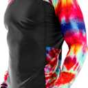 Sanabul Funk Strike Long Sleeve Compression Training Rash Guard for MMA BJJ Wrestling (XX-Large, Classic Swirl)