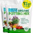 Back to the Roots 100% Organic Potting Mix (Value 12 Quart) | Premium Blend | Made in the USA