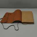 Leather Journal Notebook for Men & Women Daily Vintage Leather Bound Journal Travel Notebook 290 Lined Paper Diary Writing Journal Travelers Scrapbook Poetry Sketchbook Leather Gifts with Pen Holder (8 x 6)