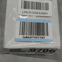 OverNews 2oz Amber Glass Jar Travel Size, 4PCS Empty Cosmetic Lotion Container with Black Lid & Spatula, Small Mini Jar for Beauty