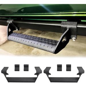 2 Door Add on Running Boards Side Steps for Ford Bronco 2021 2022 2023 2024 Black Side Steps Non-Slip Rust Prevention