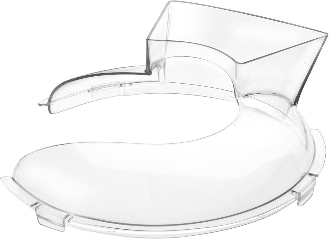 Upgraded (More Stable Snap Tabs Design) Pouring Shield for Kitchenaid 6 Quart/5.5 Quart, Fit for kitchenaid 5.5, 6, 7, 8 Quart Bowl-Lift Stand Mixer, Splash Guard 