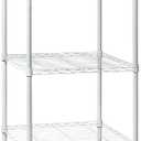 Honey-Can-Do SHF-01055 5-tier white shelving unit, 250 lbs