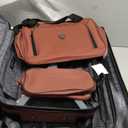 Travelers Club Chicago Hardside Expandable Spinner Luggage, Apple Butter, 5 Piece Set