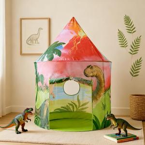 Dinosaur Play Tent for Kids with Carry Bag, Volcano Theme, Ages 3+