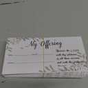 Woanger 500 Count Tithes and Offering Envelopes for Church Donation Envelope Bill Size Checks and Cash for Tithes and Offering(Classic)