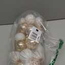 JOYIN 30 Pcs 2.36'' Christmas Balls Ornaments, Gold & White Assorted Christmas Hanging Ornaments, Shatterproof Balls Decor for Xmas Tree Wreath Garland Holiday Indoor Party