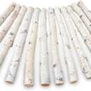 Birch Logs Decoration Fireplace Wood 12 Pack Decorative Logs for Fireplace Decor Rustic Birch Wood for Crafts,Christmas,Birch Branches,Firewood(Logs:0.7''-1.2'' Dia.16.5'' Length)