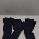 COTTON DAY Women's Soft Combed Cotton Knee High Long Calf Dress Socks Seamless Toe Black White Gray Navy Blue Brown Size 9-11