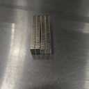 FINDMAG 100PCS Neodymium Bar Magnets, Metal Bar Magnet, Magnets with Double-Sided Adhesive Magnetic Bar Ideal for Fridge, Office, Classroom, Garage, DIY, 60x10x3mm (Silver)