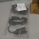 EDISHINE 120V Spotlights Outdoor, 6FT Cord, Weatherproof Plug in LED Flood Stake Lights, E26 150W PAR38 Bulb, 120 Adjustable Landscape Light Socket for Holiday, Patio, UL Listed, 2 Pack (Green)