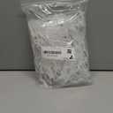 Christmas Light Gutter Clip Outdoor Shingle Clips 80 Pieces Holiday Hanger Hooks Compatible with C9 C7 C6 for Roof, Roof Ridge Line, Fence (Translucent) (Transparent)