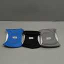 Teamoy Reusable Wrap Diapers for Male Dogs, Washable Puppy Belly Band Pack of 3 (M, 13"-16" Waist, Black+ Gray+ Lake Blue)