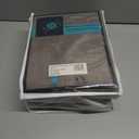 HPD Half Price Drapes - Faux Linen Curtains for Living Room (1 Panel) - 100W x 96L - Extra Wide Textured Room Darkening Curtains for Bedroom 96 Inches Long - Drapes for Home Decor, Dutch Cocoa