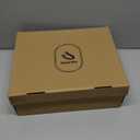 stylewe Boots for Women, Ankle Boots With Braided Strap, Cowgirl Boots, PU Leather Western Style, 10, Black