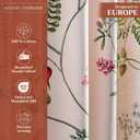 Maison d' Hermine Curtains for Living Room 100% Cotton 84 inch Length Two Panel Light Filtering Curtains for Windows with Rod and Loop Pockets Spring Summer (Neo Ipomee - Multi, 50" W x 84" L)