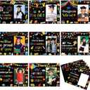 40 Pcs Kindergarten Graduation Picture Frames My First Graduation Paper Photo Frame Gifts Cardboard 2026 Pre-k Preschool Photo Display for Kids Children Congrats Grad Decor(Dark Color)