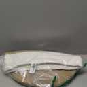 Dahey Jute Spliced Cotton Rope Plant Basket Modern Woven Storage Basket for 10.5" Floor Indoor Planter, Decorative Flower Pots Cover Laundry Bin with Handle Rustic Home Decor, White and Beige