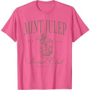 Mint Julep Derby Horse Racing Derby Day Cocktail Lovers T-Shirt 2XL