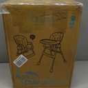 Dream On Me Portable 2-in-1 Tabletalk High Chair, Convertible Compact Light Weight High Chair, Aqua