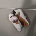 Eldof Women's Pumps Block Heel Round Toe Slip On Chunky Loafer Heel Dress Shoes Pumps for Women 2.5 Inches (8, White)