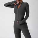 Womens 3 Piece Workout Set Sports Bra, Leggings & Jacket with Thumbholes Yoga Outfit Activewear for Gym Running Training (Gray, S)