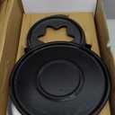 Mabeeze Cast Iron Fondue Set for Cheese, Chocolate or Meat - Includes Enameled 1.6 Qt Pot, 6 Fondue Forks, Burner, Stand, Base and Mitts