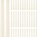Treela 36 Pieces Flameless Taper Candles 11 Inch Flickering Faux LED Battery Operated Electric Fake Candles for Christmas Halloween Birthday Wedding Party(Ivory White,Roman Column)