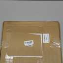 LotFancy 15x12 Magnetic Chalkboard Sign - Small Whitewash Wood Framed Tabletop Chalk Board Easel, Standing & Wall Hanging Menu Board for Kitchen, Wedding, Caf, Office (Includes 1 Pen & 2 Magnets)