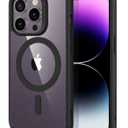 ESR Classic Hybrid Magnetic Case with HaloLock, Compatible with MagSafe Wireless Charging for iPhone 14 Pro Max Case, Shockproof Military Standard Protection, Scratch-Resistant Back, Clear Black