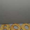 Boo Wooden Charcuterie Letters Fillable Halloween Serving Tray Charcuterie Board Dish Decorative Cheese Platter for Snack Food Cake Cookies for Halloween Party