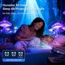 Homelist Sleep Aid Night Light for Kids & Adults with White Noise & Bluetooth Speaker, 60 Scenes Galaxy Star Projector Light Gifts for Bedroom Relaxation, Party, Birthday, Easter Day
