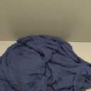 EMME Muslin Blanket 100% Cotton Throw Blankets for Couch 4-Layer Breathable Gauze Blanket All Season Soft and Lightweight Pre-Washed Cotton Blanket (Navy, 50"x71")