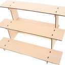 Tiered Jewelry Display Stand Portable Organizer for Earrings Necklaces Rings Elegant Aesthetic for Retail Home Use Travel Friendly Jewelry Rack