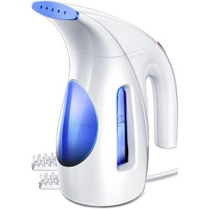 HiLIFE Steamer for Clothes, Portable Handheld Design, 240ml Big Capacity, 700W, Strong Penetrating Steam, Removes Wrinkle, for Home, Office(ONLY FOR 120V) (Ocean Blue)
