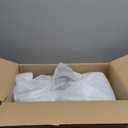 N&V Large Crescent Bean Bag Chair, Adult Size Bean Bag Sack, Foam Filling, Soft Premium Corduroy Bean Bag for Living Room Bedroom Dorm and Office (Brown Sugar)