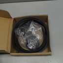 POSEAGLE GX20286 V Idler Pulley with GX20287 Flat Idler Pulley UC30568 Belt and Hardware Kit Replaces AUC20392 AUC20393 for John Deere D105 D140 D155 L100 L111 L118 L120 L130 La145 Lawn Decks