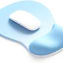 ErgoComfort Gel Wrist Rest Mouse Pad-Ergonomic Office Mousepad with Wrist Support-Non-Slip, Design Desk Accessories Mat for Home&Game Decor (06Sky Rest)