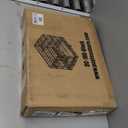 PayLessHere 18 Inch Dog Crate Kennel for Small Dogs Metal Cage Single-Door Folding Travel Indoor Outdoor Puppy Playpen with Divider and Handle Plastic Tray,Black, 18"L x 12"W x 14"H