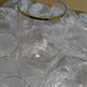 40 Pack 12oz Diamond Plastic Wine Glasses with Gold Rim, Disposable Stemless Wine Cups - Shatterproof, Unbreakable & BPA-Free, Recyclable Drinkware for Wedding, Birthday Party, New Year, Holidays