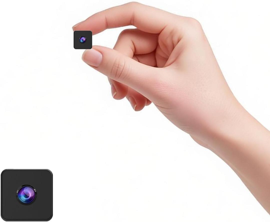 Mini Camera Magnetic Wireless 2026 HD Camera Small Home Security WiFi 1080P Micro Nanny Cam with Motion Detection Cloud & SD Storage Night Vision Wide Angle Tiny Cameras for Baby Office Indoor Outdoor (Black)