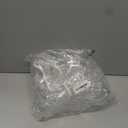 LIBERECOO Oval Clear Fitted Vinyl Tablecloth - Fits 48 x 72 Inch Oval Tables Only - Heavy Duty Elasticized Table Cover Elastic Edged Plastic Tablecloths Protector