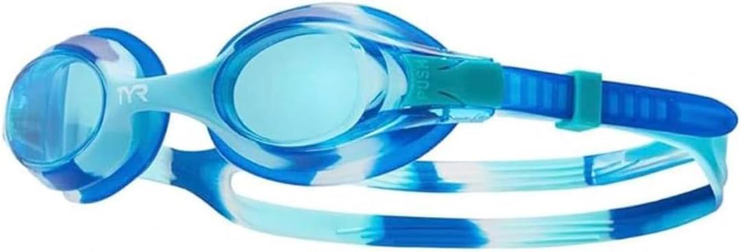 TYR Swimple Tie-Dye Kids' Swim Goggles (Blue)