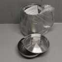 68oz 304 Stainless Steel Deep Fryer Pot with Basket & Strainer, Large Capacity Bacon Grease Container for Kitchen,Frying, Cooking, Camping,Oil Filter Container - Dishwasher Safe (68oz/2L/2.1Qt)