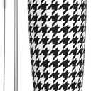 Perinsto Houndstooth Print 20oz Travel Tumbler With Lid And Straw, Stainless Steel Tumblers Insulated Coffee Cup Mug Gift For Men Women